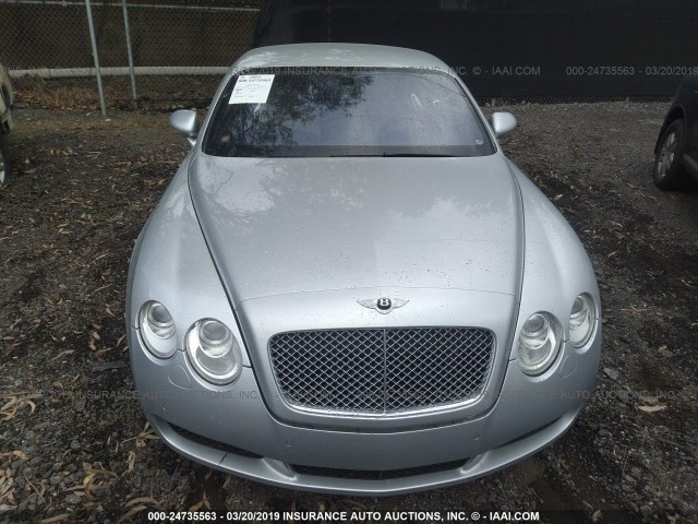 SCBCR63W94C021832 - 2004 BENTLEY CONTINENTAL GT SILVER photo 6