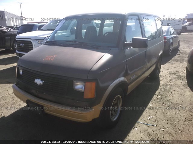 1GNDM15Z8HB194111 - 1987 CHEVROLET ASTRO BROWN photo 2