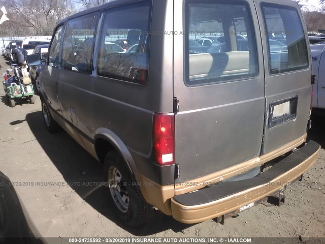 1GNDM15Z8HB194111 - 1987 CHEVROLET ASTRO BROWN photo 3