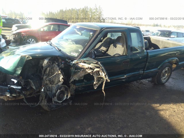 1GTCS19X3W8512584 - 1998 GMC SONOMA GREEN photo 6