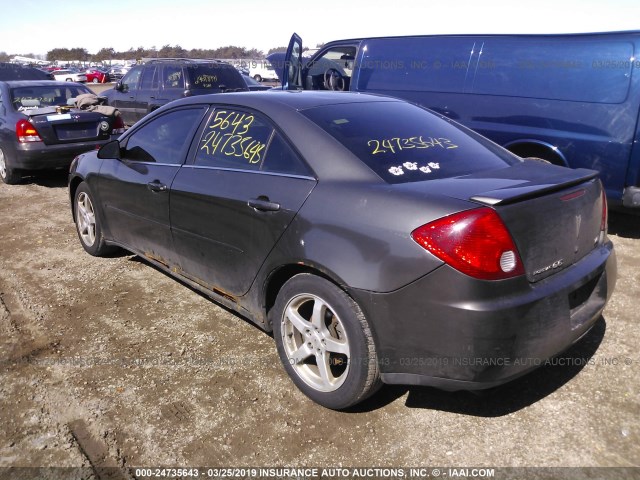 1G2ZG57N874100212 - 2007 PONTIAC G6 SE BLACK photo 3