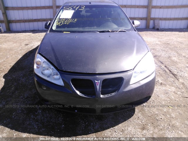 1G2ZG57N874100212 - 2007 PONTIAC G6 SE BLACK photo 6