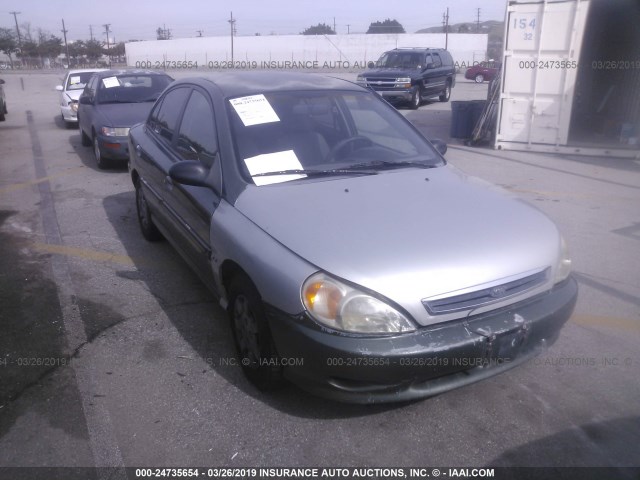 KNADC123216035317 - 2001 KIA RIO GREEN photo 1