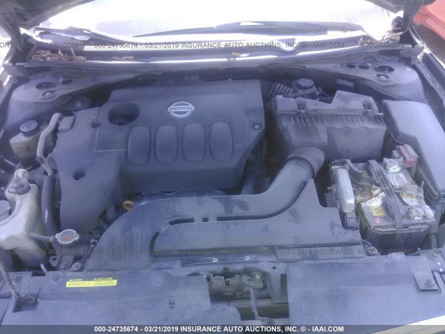 1N4AL21E38N543784 - 2008 NISSAN ALTIMA 2.5/2.5S GRAY photo 10