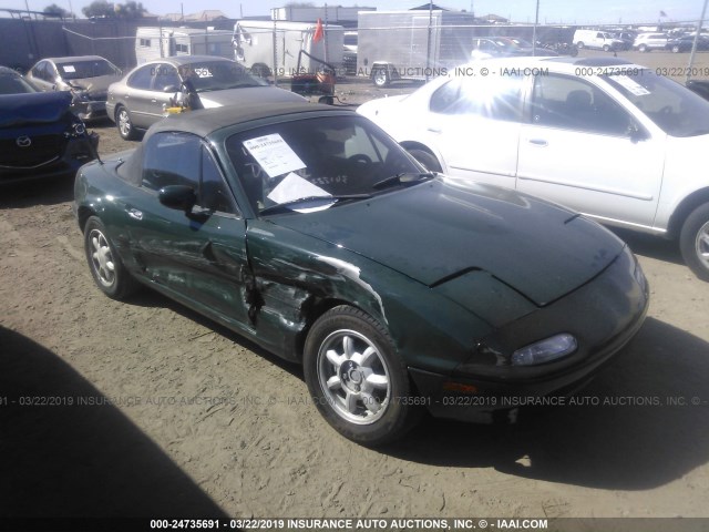 JM1NA3516M0201901 - 1991 MAZDA MX-5 MIATA GREEN photo 1