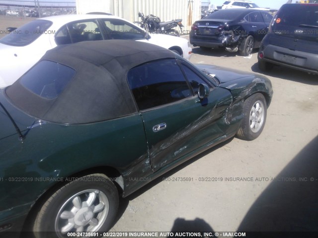 JM1NA3516M0201901 - 1991 MAZDA MX-5 MIATA GREEN photo 6