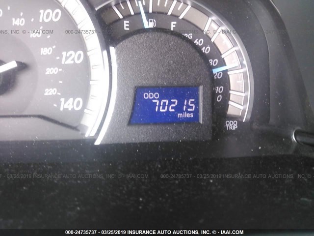 4T1BF1FK4CU613866 - 2012 TOYOTA CAMRY SE/LE/XLE SILVER photo 7