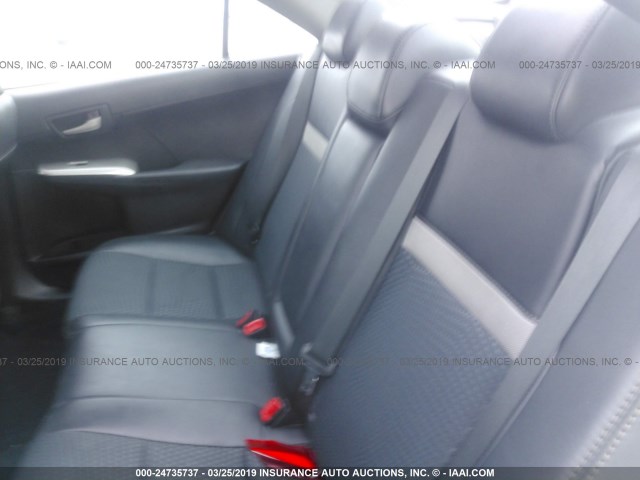 4T1BF1FK4CU613866 - 2012 TOYOTA CAMRY SE/LE/XLE SILVER photo 8