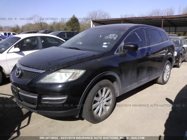 JM3TB28Y070107435 - 2007 MAZDA CX-9 BLACK photo 2