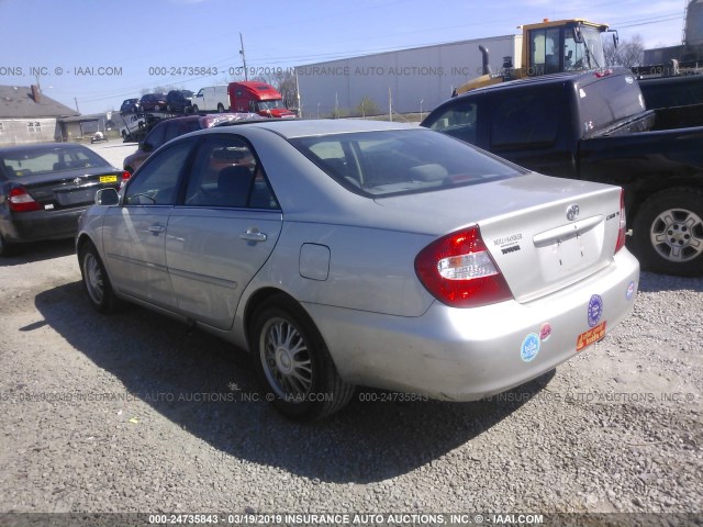4T1BE32K34U873617 - 2004 TOYOTA CAMRY LE/XLE/SE SILVER photo 3