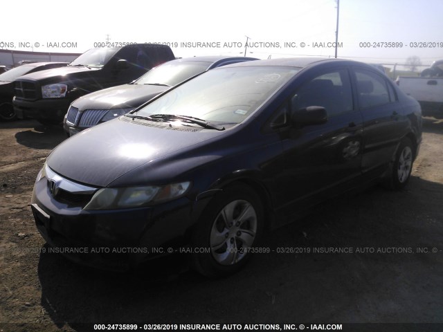 2HGFA1F32BH509828 - 2011 HONDA CIVIC VP BLUE photo 2