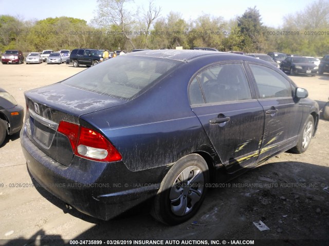 2HGFA1F32BH509828 - 2011 HONDA CIVIC VP BLUE photo 4