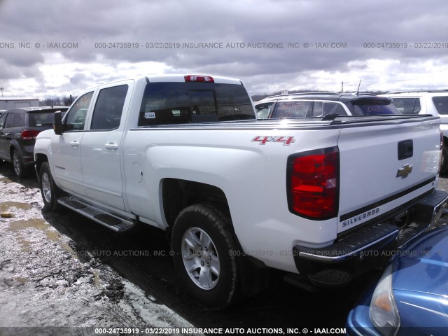 3GCUKRECXHG305578 - 2017 CHEVROLET SILVERADO K1500 LT WHITE photo 3