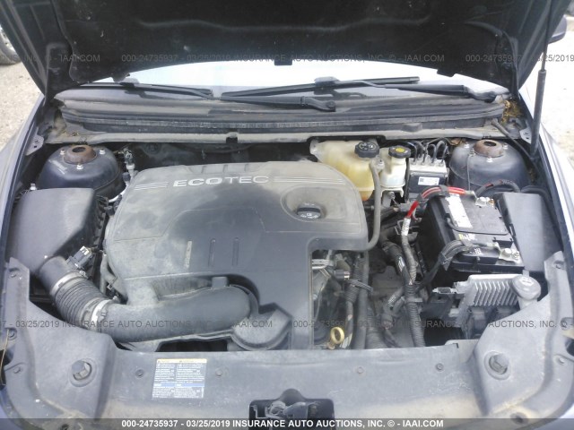 1G1ZB5EB3A4108141 - 2010 CHEVROLET MALIBU LS BLUE photo 10