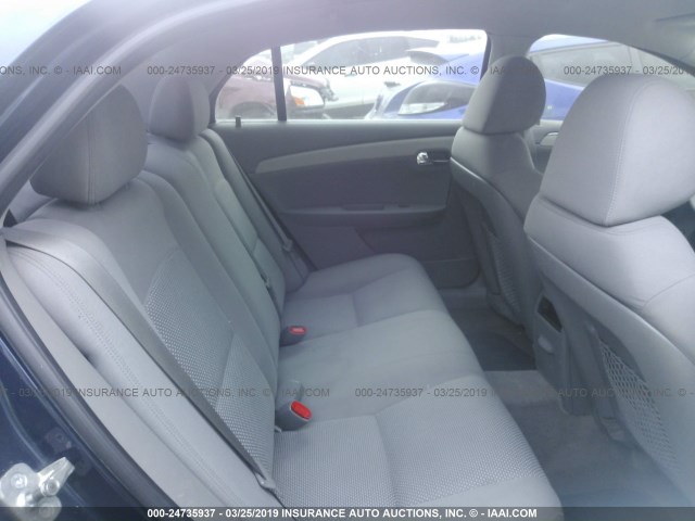 1G1ZB5EB3A4108141 - 2010 CHEVROLET MALIBU LS BLUE photo 8