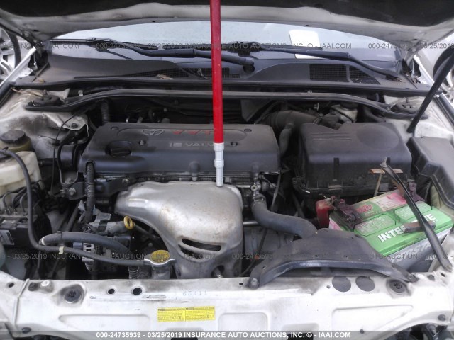 4T1CE38P54U799818 - 2004 TOYOTA CAMRY SOLARA SE/SLE WHITE photo 10