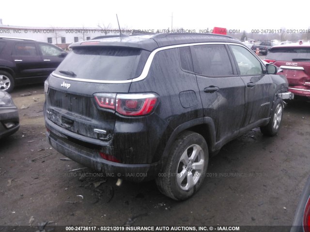 3C4NJDBBXJT265893 - 2018 JEEP COMPASS LATITUDE BLACK photo 4