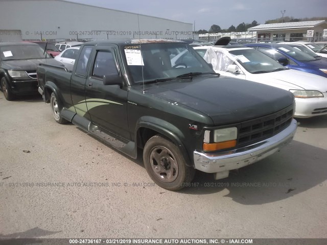 1B7GL23X4TS567105 - 1996 DODGE DAKOTA GREEN photo 1