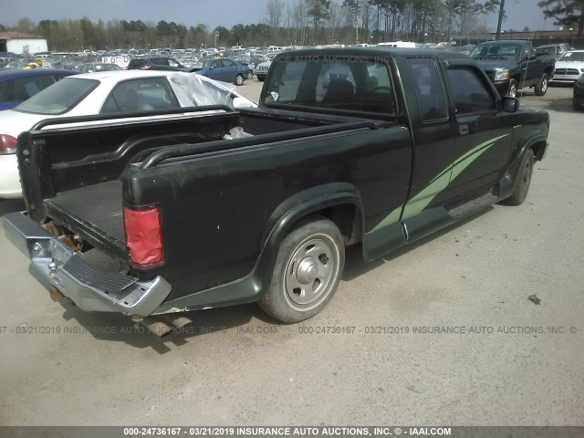 1B7GL23X4TS567105 - 1996 DODGE DAKOTA GREEN photo 4