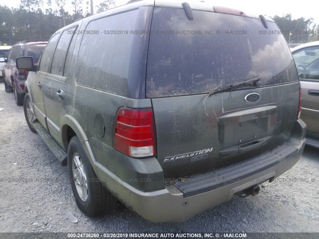 1FMPU17L43LB60647 - 2003 FORD EXPEDITION EDDIE BAUER GREEN photo 3