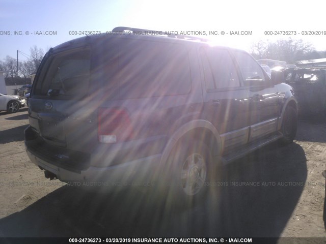 1FMFU18565LA51802 - 2005 FORD EXPEDITION EDDIE BAUER BLUE photo 4