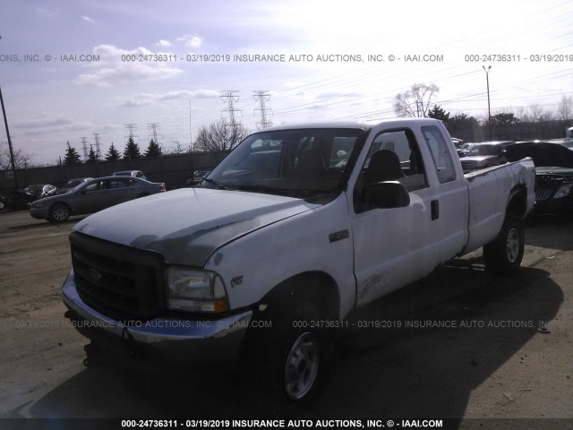 3FTSX31S43MB27227 - 2003 FORD F350 SRW SUPER DUTY WHITE photo 2