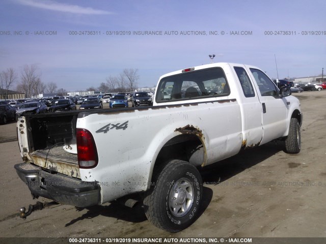 3FTSX31S43MB27227 - 2003 FORD F350 SRW SUPER DUTY WHITE photo 4