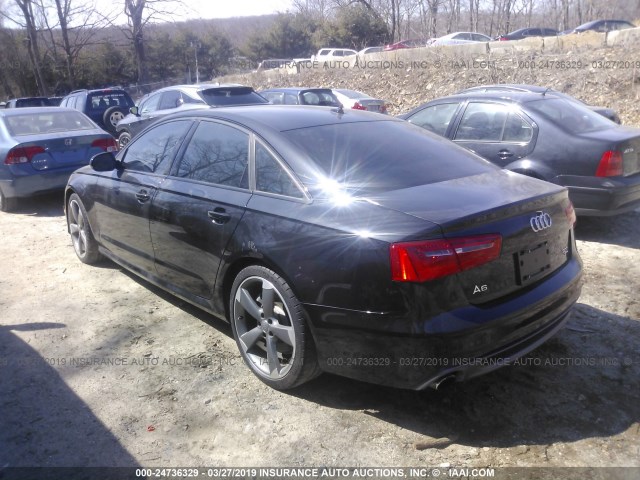 WAUHGAFC4FN004311 - 2015 AUDI A6 PRESTIGE BLACK photo 3