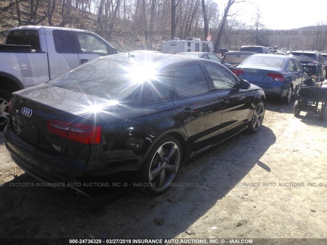 WAUHGAFC4FN004311 - 2015 AUDI A6 PRESTIGE BLACK photo 4