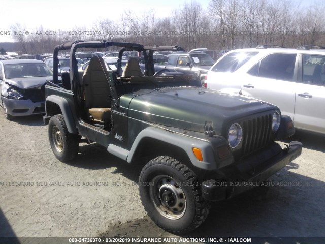 1J4FY29P7VP404243 - 1997 JEEP WRANGLER / TJ SE GREEN photo 1