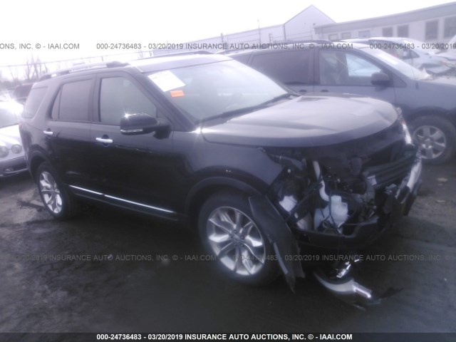 1FM5K8D83FGA52877 - 2015 FORD EXPLORER XLT BLACK photo 1