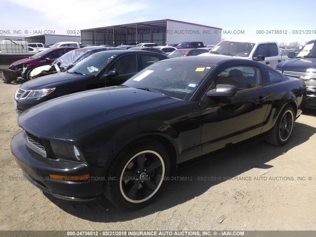 1ZVHT82H985173880 - 2008 FORD MUSTANG GT BLACK photo 2