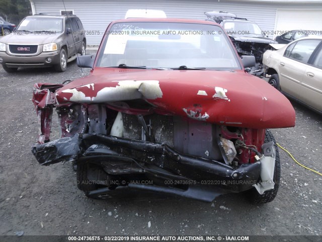 1B7FL16G3NS509040 - 1992 DODGE DAKOTA RED photo 6