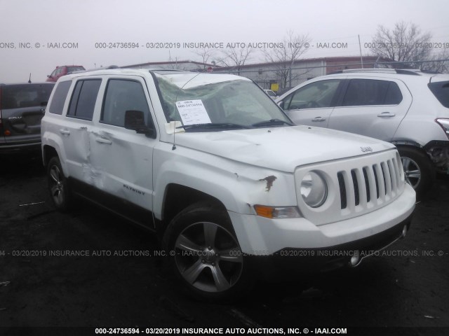 1C4NJPFA3GD807305 - 2016 JEEP PATRIOT LATITUDE WHITE photo 1