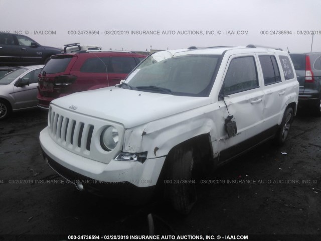 1C4NJPFA3GD807305 - 2016 JEEP PATRIOT LATITUDE WHITE photo 2