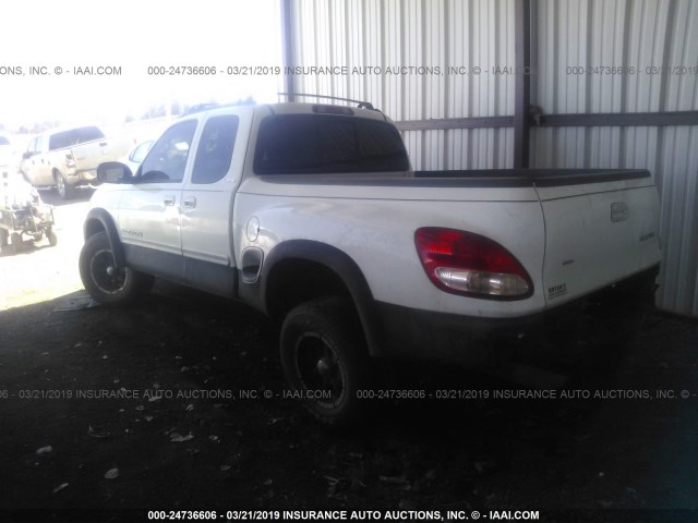 5TBBT481X3S336401 - 2003 TOYOTA TUNDRA ACCESS CAB LIMITED WHITE photo 3