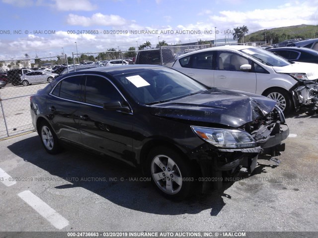 1G11B5SL4EF279310 - 2014 CHEVROLET MALIBU LS BLACK photo 1