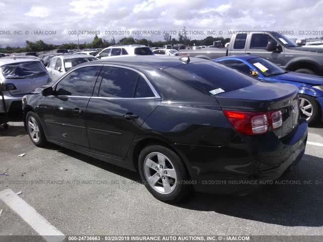 1G11B5SL4EF279310 - 2014 CHEVROLET MALIBU LS BLACK photo 3