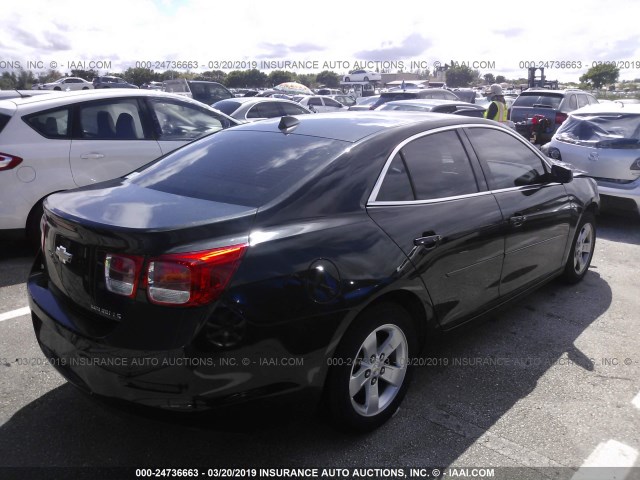 1G11B5SL4EF279310 - 2014 CHEVROLET MALIBU LS BLACK photo 4