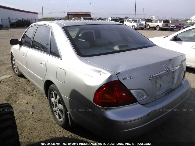 4T1BF28B12U243784 - 2002 TOYOTA AVALON XL/XLS SILVER photo 3