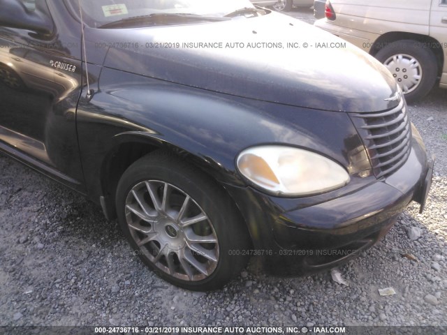 3C8FY78G73T539380 - 2003 CHRYSLER PT CRUISER GT BLACK photo 6