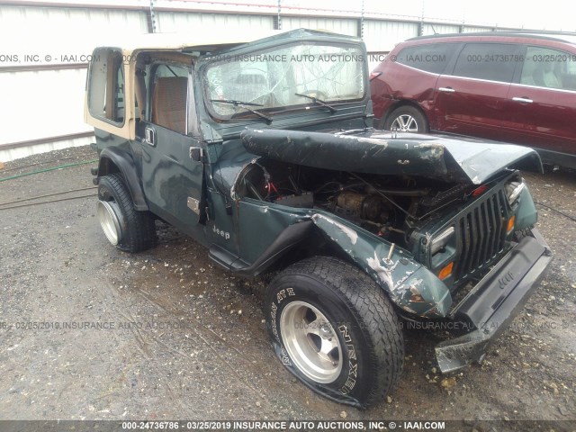 1J4FY19P9SP283575 - 1995 JEEP WRANGLER / YJ S/RIO GRANDE GREEN photo 1