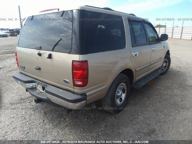 1FMRU15L2YLB94718 - 2000 FORD EXPEDITION XLT TAN photo 4