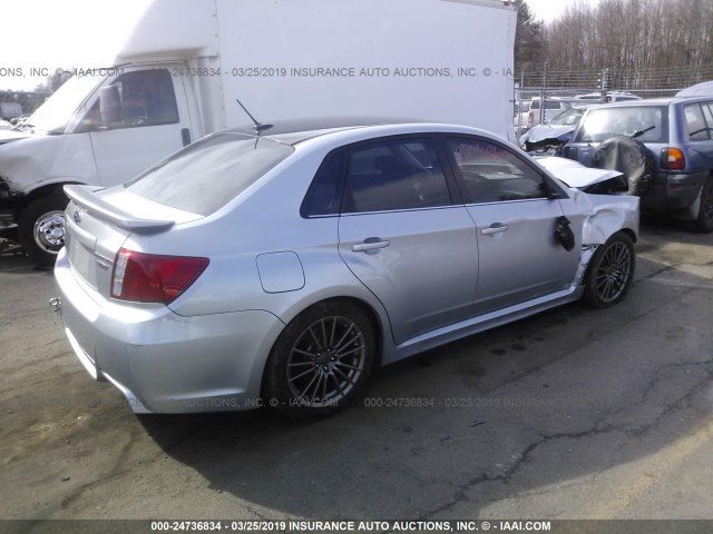 JF1GV7F68DG012761 - 2013 SUBARU IMPREZA WRX SILVER photo 4