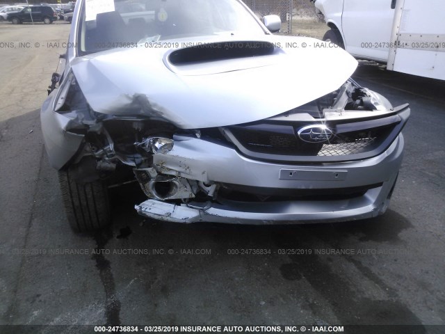 JF1GV7F68DG012761 - 2013 SUBARU IMPREZA WRX SILVER photo 6