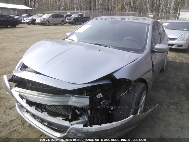 1C3CDFBB6FD121141 - 2015 DODGE DART SXT SILVER photo 2