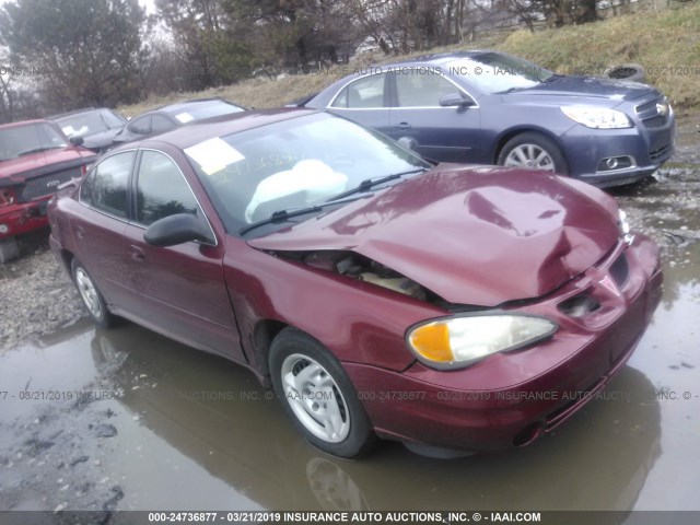 1G2NE52F23C206532 - 2003 PONTIAC GRAND AM SE MAROON photo 1