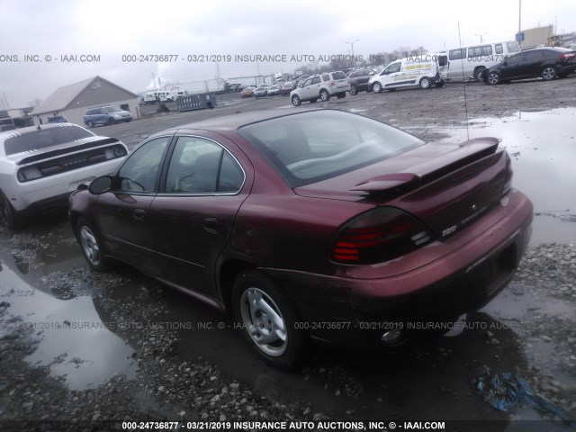 1G2NE52F23C206532 - 2003 PONTIAC GRAND AM SE MAROON photo 3