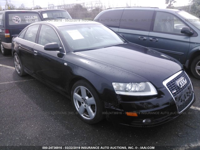 WAUEH94F06N143105 - 2006 AUDI A6 S-LINE 3.2 QUATTRO BLACK photo 1