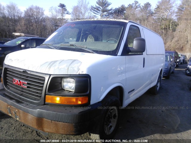 1GTGG25V941242652 - 2004 GMC SAVANA G2500 WHITE photo 2